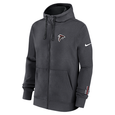 Atlanta Falcons Playbook Page Club Men's Nike NFL Full-Zip Hoodie